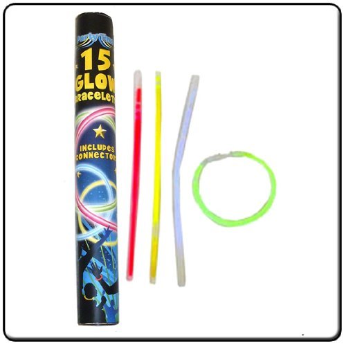 Hen and Stag Accessories Snap and Glow Bracelets (12 piece tube)