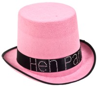 Hen Party - Diamante Topper Pink
