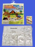 Colour Your Own Dinosaur Playmat and Crayons Gift Set