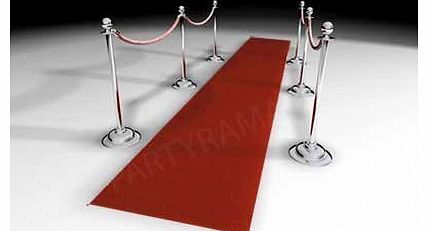 Red Carpet - Durable Fabric Roll (4.5m )