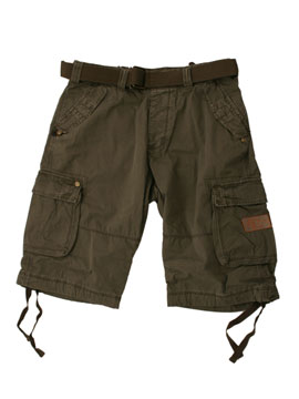 Henleys Khaki Edney Cargo Shorts