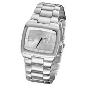 silver dial bracelet watch