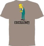 The Simpsons - Excellent! /Extra Large (Mens 42`- 44`)