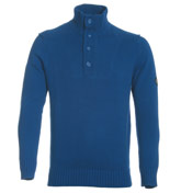 Bideford Blue 1/4 Zip Sweater