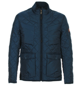 Reaction Navy Quilted Sport Jacket