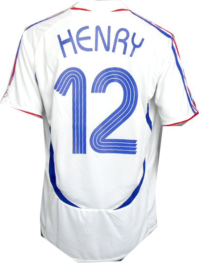Henry Adidas France away (Henry 12) 06/07