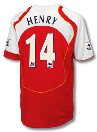 Henry Nike Arsenal home (Henry 14) 04/05