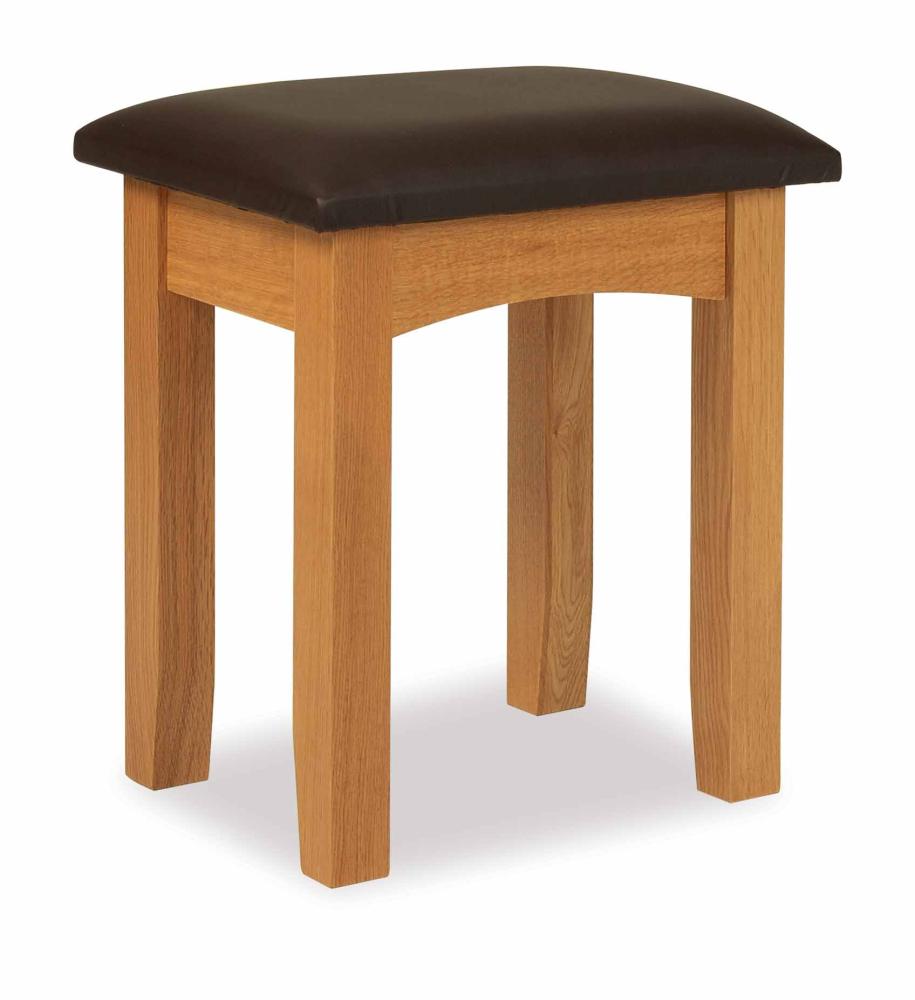 hereford Oak Console Dressing Table Stool