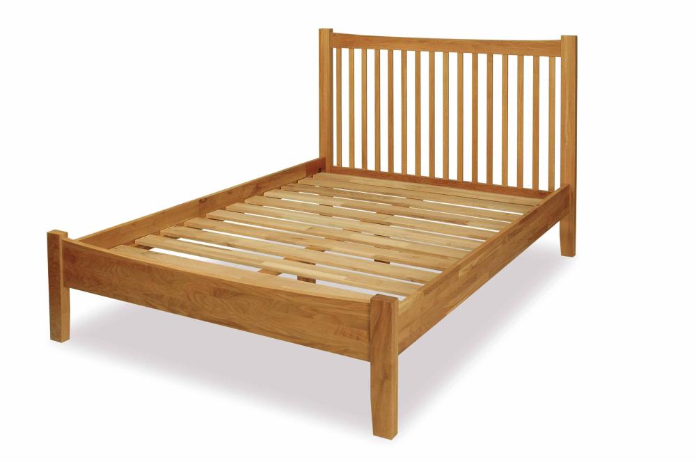 hereford Oak Single Bed - Solid Oak