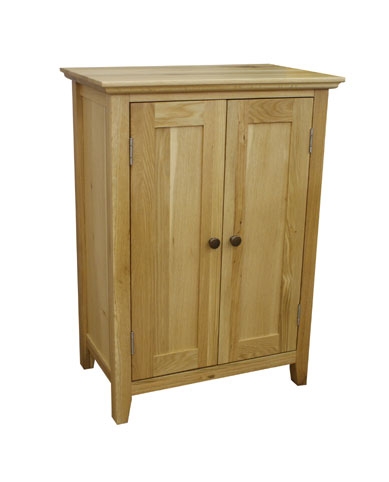 hereford Rustic Oak 2 Door Cupboard