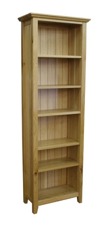 Rustic Oak 6ft x 2ft Bookcase