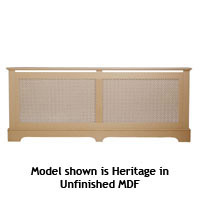 Heritage Radiator Cabinet - Oak Effect Extra Large Size 2230x900mm