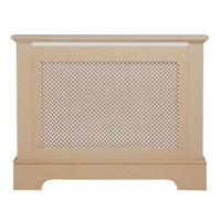 Heritage Radiator Cabinet - Unfinished MDF Small Size 1017x800mm