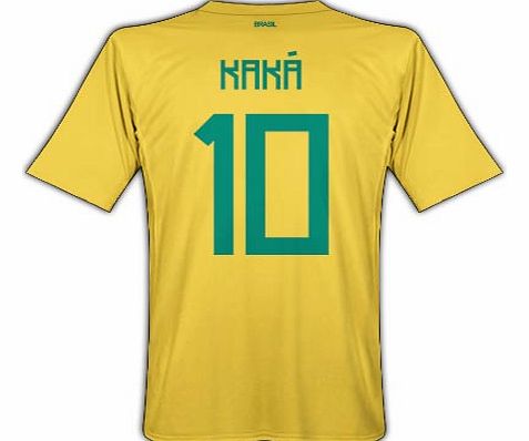 Hero Shirts Nike 2011-12 Brazil Nike Home Shirt (Kaka 10)