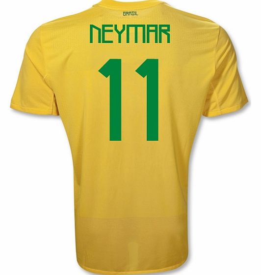 Hero Shirts Nike 2011-12 Brazil Nike Home Shirt (Neymar 11)