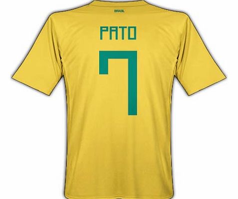 Hero Shirts Nike 2011-12 Brazil Nike Home Shirt (Pato 7)