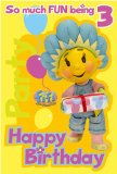 Fifi and the flowertots age 3 Birthday Card size 160 x 235 FFBC03A