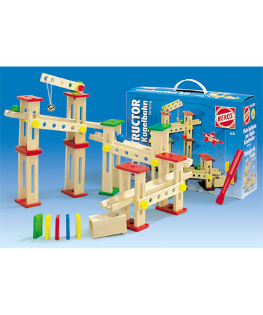 Heros Wooden Toys 50 pc HELTER-SKELTER CONSTRUCTION KIT