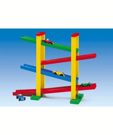 Heros Wooden Toys CAR ROLL-A-WAY