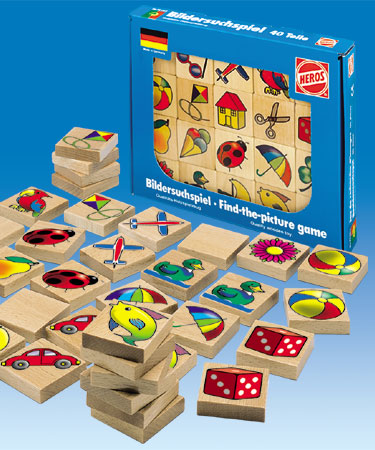 Heros Wooden Toys MEMORY PICTURE GAME.