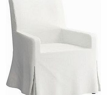 Herzers  Slipcover fits for IKEA Henriksdal Arm Chair, long, off-white