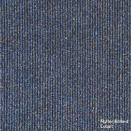 Heuga, 1228[^]40330 Ribbed Heavy Contract Carpet Tiles Cobalt