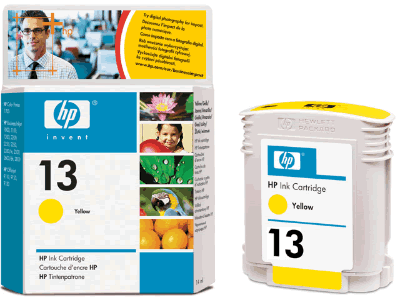 Hewlett Packard C4817AE - HP 13 Yellow Ink Cartridge