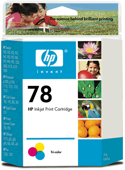 Hewlett Packard C6578D Low Capacity OEM Tri-Colour Inkjet