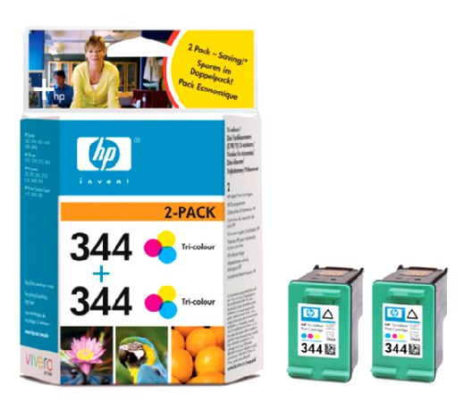 Hewlett Packard C9505EE HP 344 2-pack Tri-colour Inkjet Print