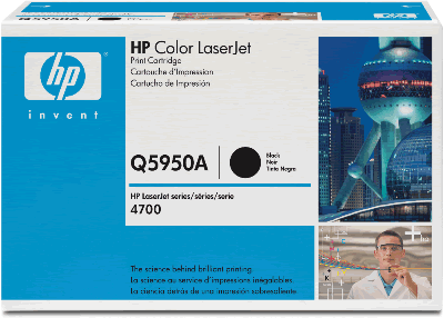 Hewlett Packard HP Color LaserJet Q5950A Black Print Cartridge