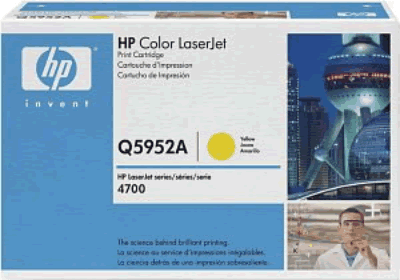 Hewlett Packard HP Color LaserJet Q5952A Yellow Print Cartridge