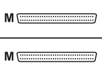 Hewlett Packard SCSI external cable - HD-68 - male - HD-68 - male - 10 m