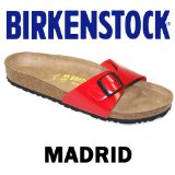 Birkenstock Madrid - Red Patent - Size 4