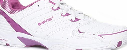 Hi-Tec Ladies hi-Tec T200 White/Purple Leisure Trainers Size 6