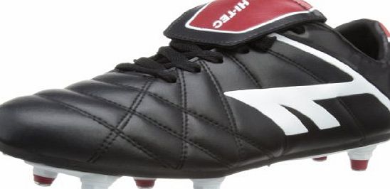 Hi-Tec League Pro, Unisex-Adult Football Boots, Black (Black/White/Red 021), 7 UK