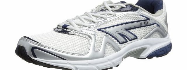 Hi-Tec R156, Men Training Running Shoes, White (White/Silver/Navy 013), 10 UK (44 EU)