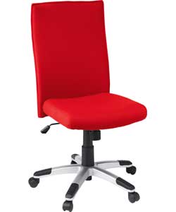 Back Swivel Office Chair - Red