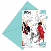 high school musical 2 Party Invitations - 6 in a pack