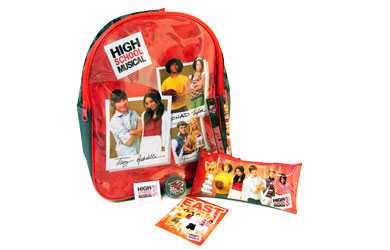 High School Musical Backpack Stationery Set