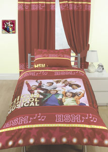 high school musical Duvet Cover and 54 inch Curtains Set