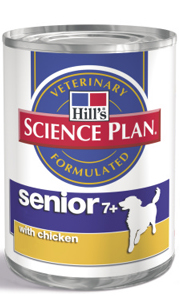 Hills Science Plan Canine Senior Canned Dog Food 370g x 12 Case Age 7 