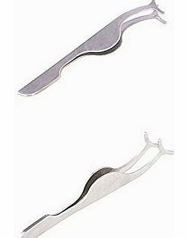 Himanjie Multifunctiona?l Eyelashes False Stainless Auxiliary Tweezers Clip Beauty Tools
