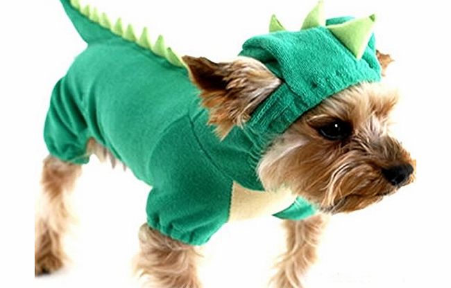 Himanjie New Arrival Green Dinosaur Cotton Pet Dogs Coat dogs clothing clothes