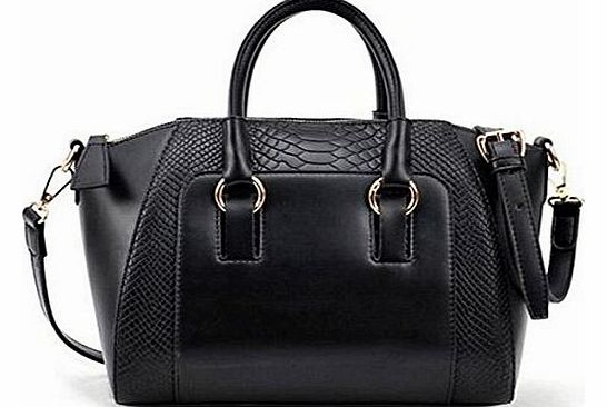 Himanjie New Women Handbag Fashion Brief Crocodile Pattern Shoulder Bags