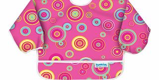 Hippychick Bumkins Sleeved Bib Pink Circles 2014