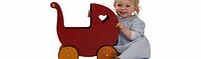 Hippychick Moover Toys Wooden Pram 2014 - Red