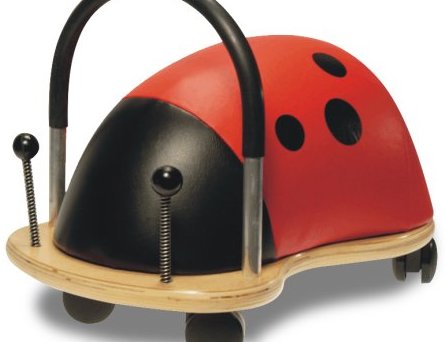 Hippychick Wheelybug Ladybird Ride-on (Small)