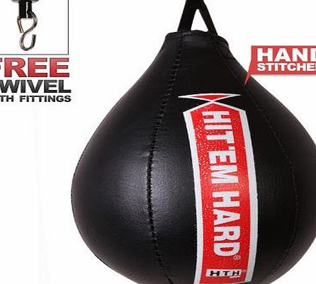 Hit Em Hard MAXSTRENGTH Speed Ball Boxing MMA Martial Arts Muay Thai Punching Training with FREE SWIVEL