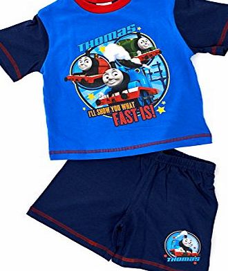New Kids Boys Official Thomas The Tank Engine Trains Short Sleeved Pyjamas Shorts Pjs Set Ill Show You Childrens Size 12-18 Months