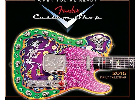 HL Agency Consigned Fender Custom Shop: 2015 Boxed Daily Calendar. For Electric Guitar